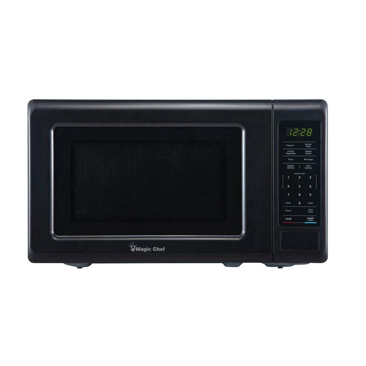 Magic Chef 0.7 Cu. ft. Countertop Microwave (Black with Gray Cavity)