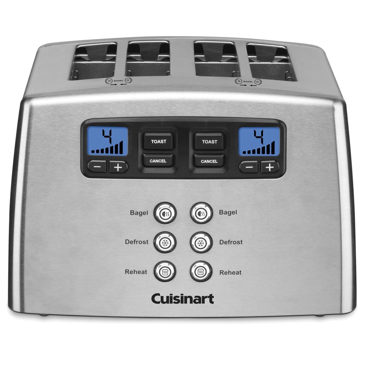 Cuisinart Countdown Lever-less 4-Slice Toaster