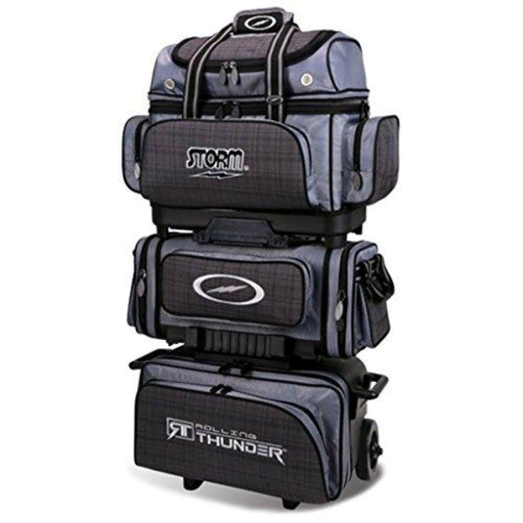 Storm 6 Ball Rolling Thunder Bowling Bag Plaid/Gray/Black