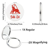 Delta Elephant Pocket Mirror Greek Sorority Sister Makeup Mirror to be a Girl Sorority Gift (Delta Girl)