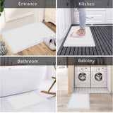 The Simply Rustic Barn Doormat Door Mat Pink Gingham Buffalo Check Doormat Welcome Mats Rugs Carpet Welcome Doormat Non Slip Mat for Porch Home Indoor 20×32 Inch