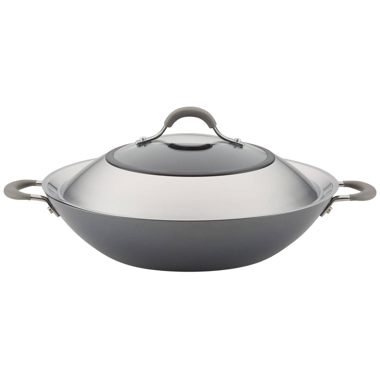 Circulon Elementum Wok, Covered, 14 Inches – 1 wok