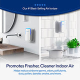 Clarifion – Negative Ion Generator with Highest Output (10 Pack) Filterless Mobile Ionizer & Travel Air Purifier, Plug in, Eliminates: Pollutants, Allergens, Germs, Smoke, Bacteria, Pet Dander & More