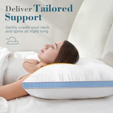viewstar Bed Pillows King Size Set of 2, Hotel Quality, Down Alternative Big Pillow for Back, Stomach or Side Sleepers, Firm