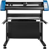 Office Products VEVOR Vinyl Cutter 53 Inch Plotter Machine Automatic Paper Feed Vinyl Cutter Plotter Speed Adjustable Sign Cutting with Floor Stand Signmaster Software