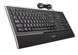 Logitech Illuminated Ultrathin Keyboard K740 with Laser-Etched