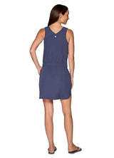 RBX Tank Dress for Women, Quick Drying Stretch Woven Hiking Golf Dress, Drawstring Waist Beach Dress Coverup with Pockets