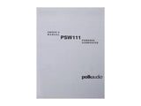 Polk Audio PSW 111 PSW111 8 inch Compact Powered Subwoofer, Black