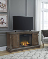 Charmond Extra Large TV Stand w/ Fireplace by Ashley Furniture
